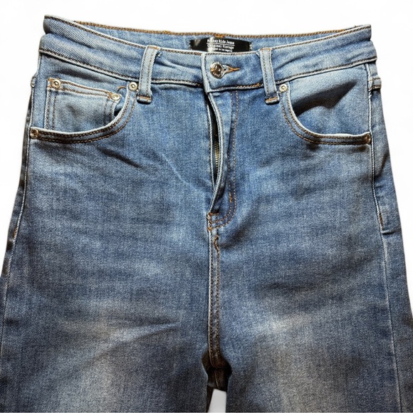 Monkey Ride Jeans 5/27 Original Vintage Straight Leg Stretch Denim Pants High - Picture 4 of 5